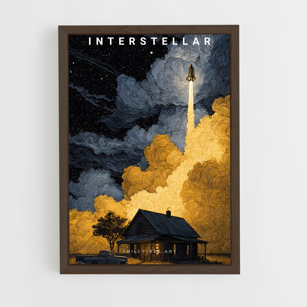 Poster Intergalactic Odyssey – affiche Art spatial (vue 5)
